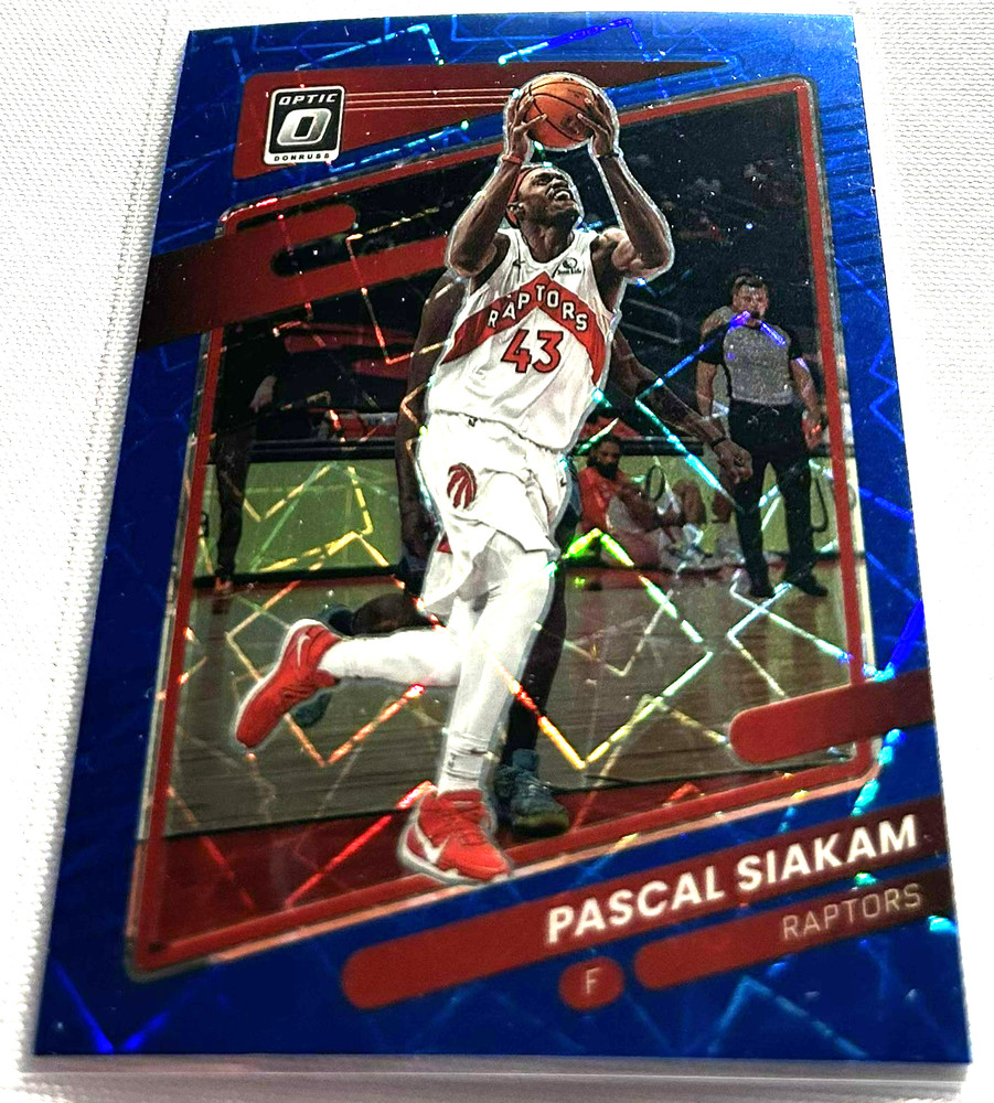 2021-22 Optic Basketball Pascal Siakam Toronto Raptors Blue Velocity Prizm #123
