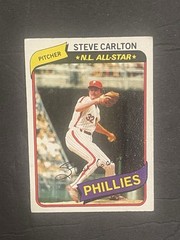 1980 Topps Burger King Baseball Steve Carlton #15 Phillies HOF free shipping 1Y