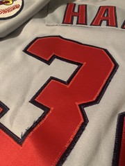 Rawlings California Angels Bryan Harvey Road Jersey 1990 Gray Grey Size 46