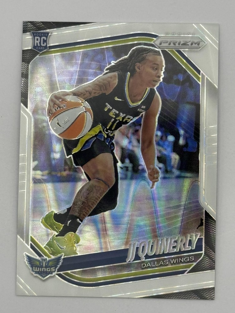 2025 Panini Prizm WNBA Rookie #95 JJ Quinerly White Seismic Prizms