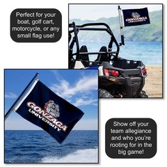 Gonzaga Bulldogs Boat Yacht Nautical Flag