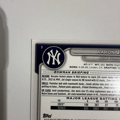 2024 Bowman – Aaron Judge #7 Orange Border /25