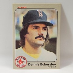 Dennis Eckersley Boston Red Sox 1983 Fleer #182 Baseball Card