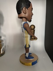 Golden State Warriors 2017 NBA Champions Replica Ring , Trophy And Bobbleheads
