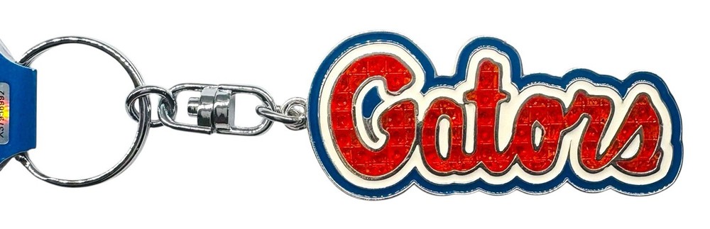 Florida Gators Logo Keychain-Enameled & Metal Key Ring by Game Day-New