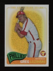 2005 Greg Luzinski Topps Pristine Legends Baseball Gold Refractor #31/65 *NICE*