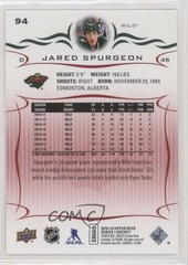 2018-19 Upper Deck UD Exclusives 60/100 Jared Spurgeon #94 a3q