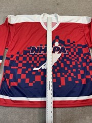 Vintage NHLPA BAUER Hockey Jersey Size XL Signed Unknown #20
