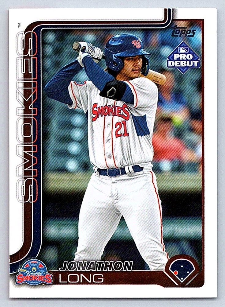 JONATHAN LONG SMOKIES 2025 TOPPS PRO DEBUT #PD-162