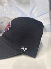 New York Knicks &rsquo;47 Brand Black Clean Up Adjustable Dad Hat