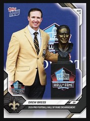 💥Drew Brees💥2026 NFL Topps NOW #OS1💥2026 Hall of Fame Enshrinement💥Presale