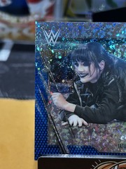 2025 Topps Chrome WWE #191 Tatum Paxley Blue Mini Diamond Refractor /150