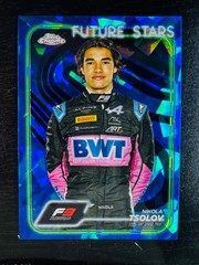 2024 Nikola Tsolov Sapphire Topps Chrome #66 F1 Formula 1