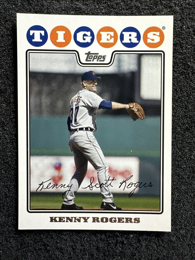KENNY ROGERS #634 2008 Topps Baseball QTY Detroit Tigers