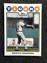 KENNY ROGERS #634 2008 Topps Baseball QTY Detroit Tigers