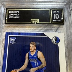 2018-19 NBA Hoops #268 Luka Doncic RC Rookie Dallas Mavericks Graded GEM MINT GM