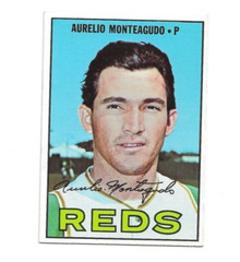 1967 Topps #453 Aurelio Monteagudo, Cincinnati Reds