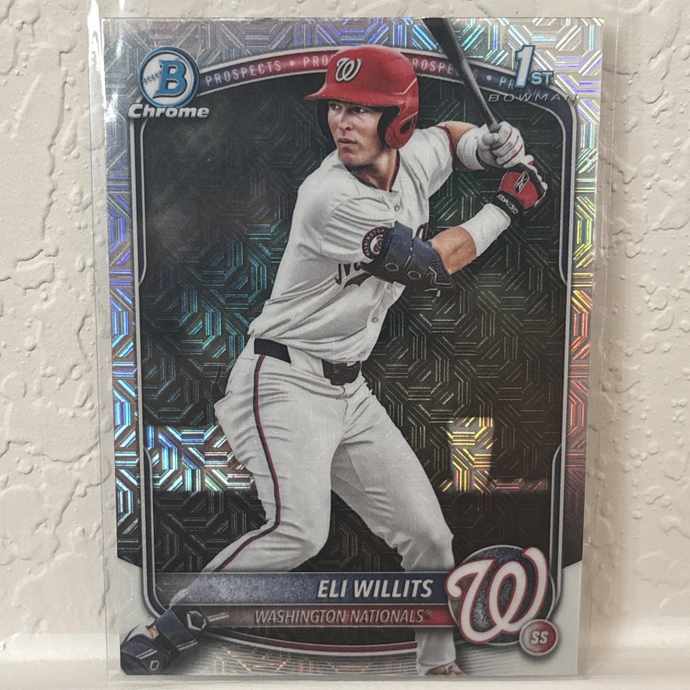 2025 Bowman Draft #BDC-1 – Eli Willits 1st Bowman X-Fractor – (RC) – Nationals!