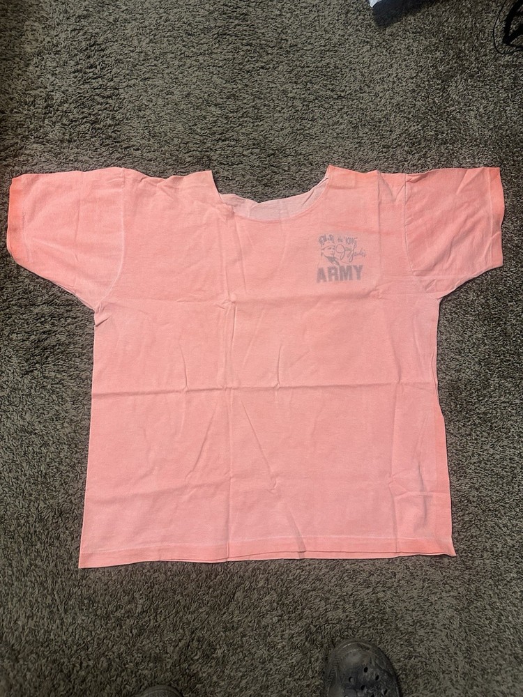 Jerry Lawler’s Army Worn Softball Shirt