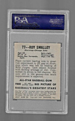 1948 LEAF BASEBALL CARD #77 ROY SMALLEY RC GRADED PSA 5 NQ MLB CHICAGO CUBS