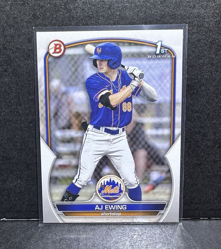 Topps 2023 Bowman Draft AJ Ewing New York Mets BD-152 1st Bowman Card