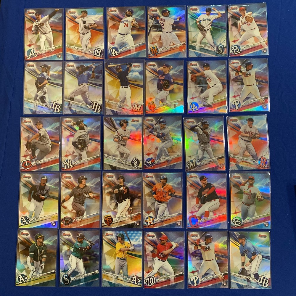 2017 Bowman’s Best Refractor Lot | 30 Cards | Bowman Best Chrome Refractors RCs