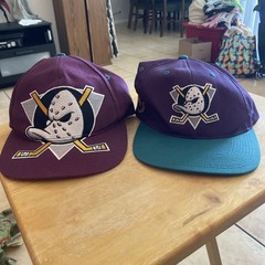 Vtg American Needle Anaheim Mighty Ducks SnapBack Hat Blockhead Specialties Lot