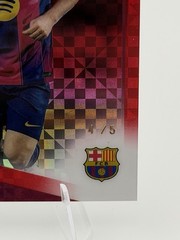 #132 Gavi 2025-26 Topps Chrome UEFA Club Competitions – Red X-Fractor #/5