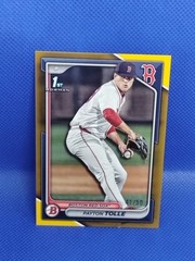 2024 Bowman Draft Payton Tolle Gold 41/50 1st Bowman #BD-63 Boston Red Sox