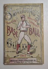 1915 Spalding&rsquo;s Athletic Library Base Ball Guide Original Deadball Era Baseball