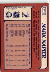 1985-86 O-Pee-Chee #253 Mark Napier