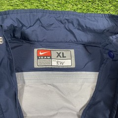 VTG Uconn Huskies Nike Jacket Mens XL Full Zip Blue Team Issued Windbreaker Coat