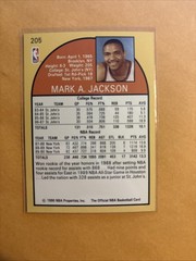 QTY .. MARK JACKSON Menendez Brothers in Back 1990-91 NBA Hoops 205 NM or Bette