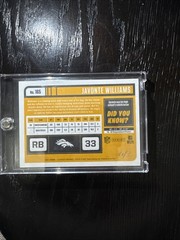 2021 Panini Classics Rookies Javonte Williams #165 Timeless Tributes Black 1of1