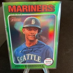2024 Topps Heritage – Julio Rodriguez #286 Chrome Refractor /575
