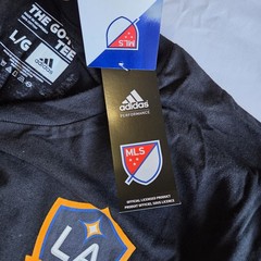 Adidas LA Galaxy Zlatan Ibrahimovic #9 MLS FIFA Soccer Futbol S-2XL Black TShirt