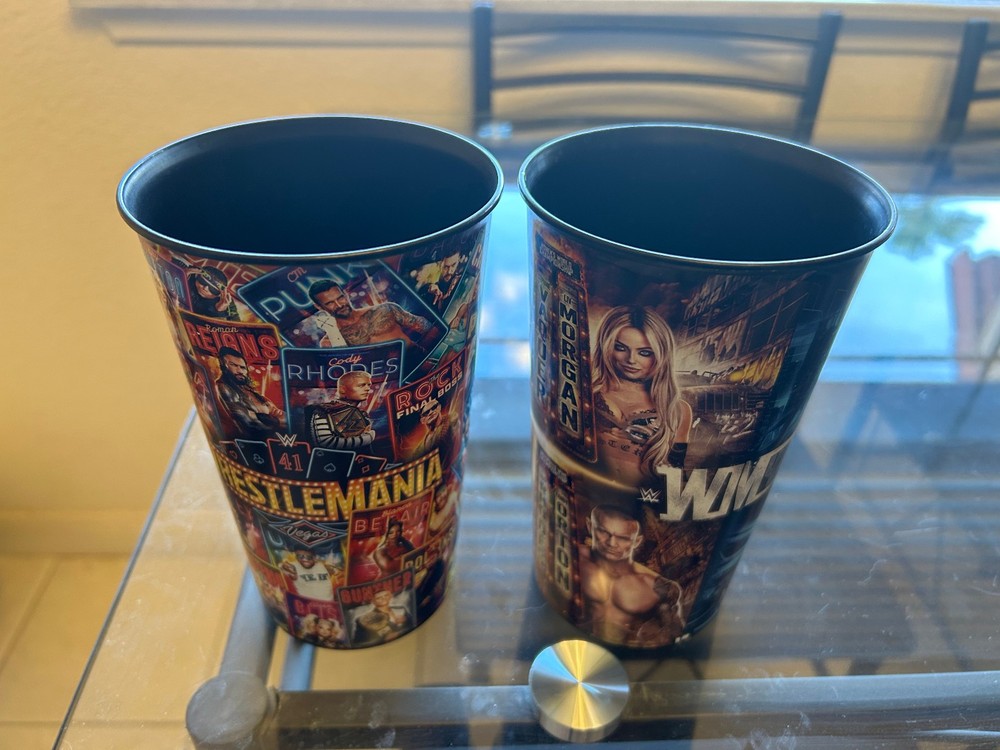 Wrestlemania 41 and 42 Souvineer Collector Cups