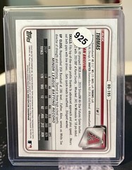 2020 Bowman Draft 1st Edition Paper Blue Alek Thomas 15/150