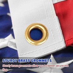 3×5 FT American Flags for 36 inches by 60 inches, flag-03-300D