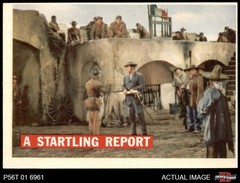 1956 Topps Davy Crockett Orange Back #60 Startling Report 3 – VG