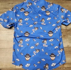 RSVLTS x MLBPA Shirt Mens Blue Los Angeles Dodgers Funky Max Muncy Large