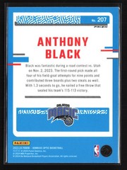 2023-24 Panini Donruss Optic Rated Green Hyper Prizm Anthony Black RC #207