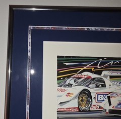 81/125 1991 Randy Owens Of Davy Jones & Raul Boesel Signed Jaguar Racing Art