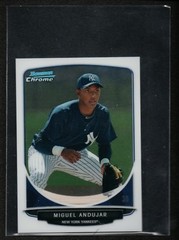 MIGUEL ANDUJAR 1st 2013 Bowman Chrome Mini #195 New York Yankees Rookie Card RC