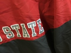 Ohio State Buckeyes Colosseum Red/Gray Full Zip Windbreaker Jacket SZ XL – Cool