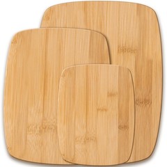 3-Piece Reversible Bamboo – 9.5&Prime;x13&Prime;, 8.5&Prime;x11&Prime;, 6&Prime;x8&Prime;, Natural