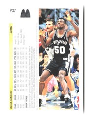 1992-93 Upper Deck McDonald&rsquo;s #P37 David Robinson
