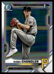 2021 Bowman Chrome Refractor J10 Bubba Chandler Pittsburgh Pirates #BDC-41
