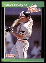 1989 Donruss The Rookies Steve Finley #47