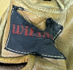 1950’s Wilson A2540 Les Moss Baseball Catchers Mitt Glove St. Louis Browns USA